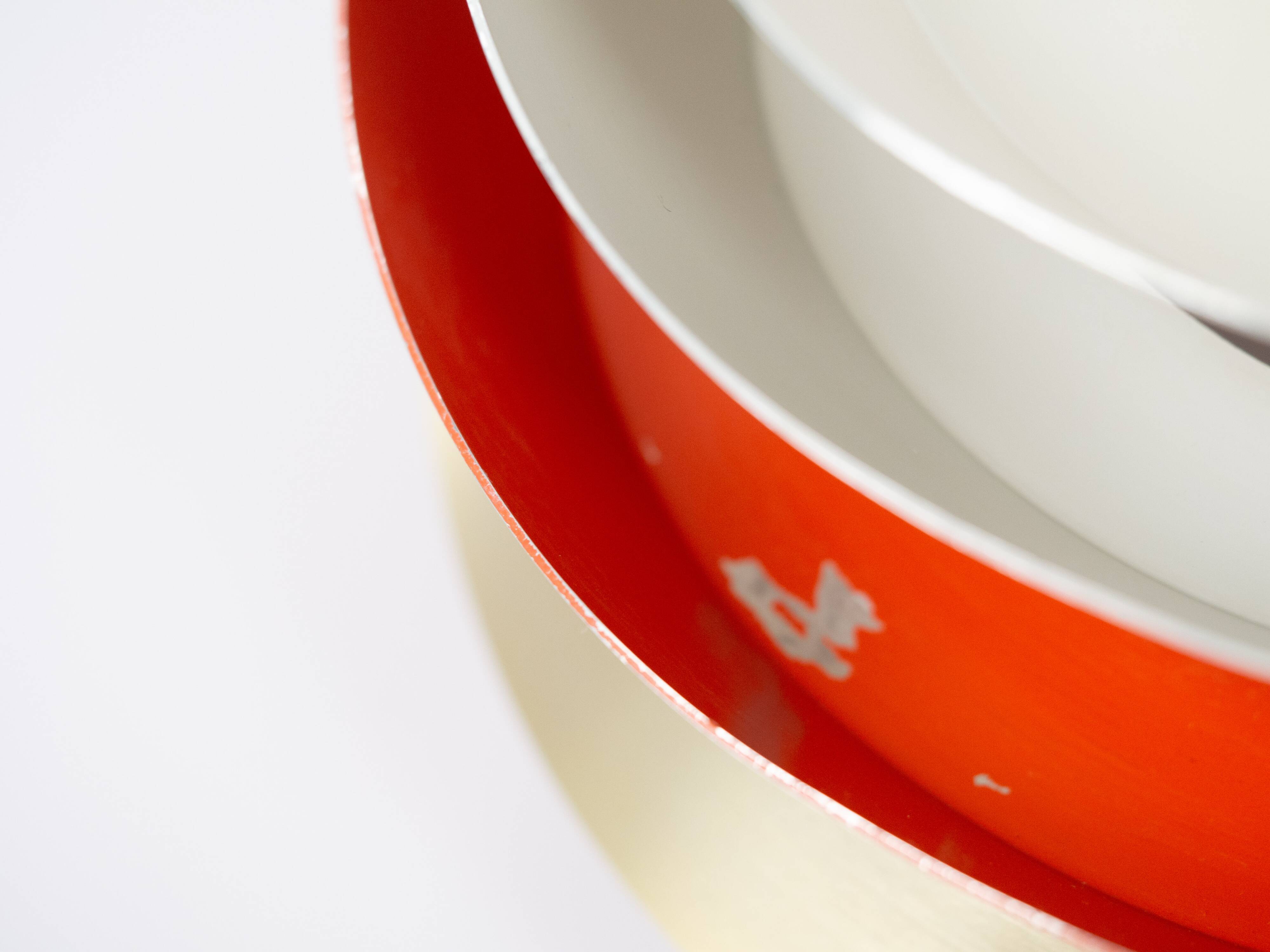 Pair of 2 Swedish vintage pendant lamps Trava by Carl Thore, Granhaga, 1960