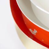 Pair of 2 Swedish vintage pendant lamps Trava by Carl Thore, Granhaga, 1960