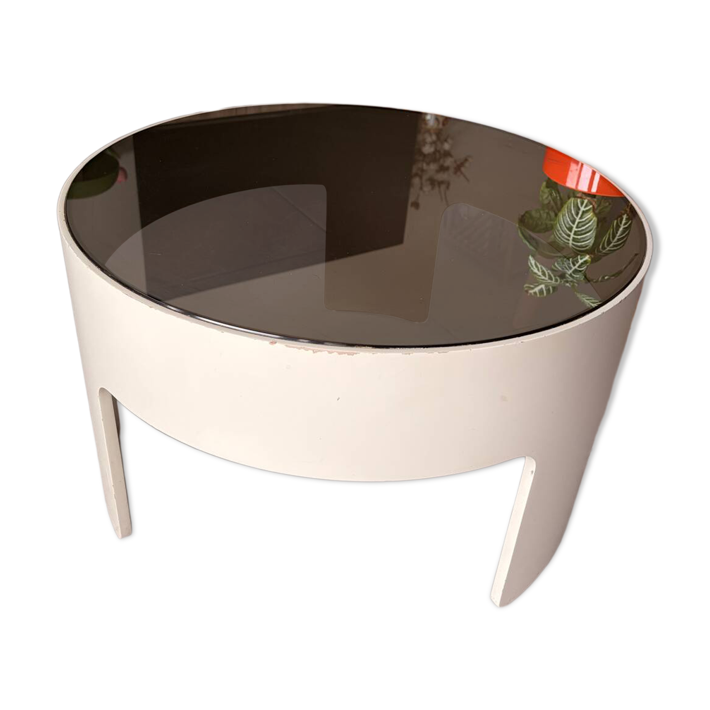 Table Rochebobois Cuba Libre verre fumé