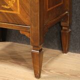 Inlaid bedside table in Louis XVI style