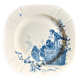 Assiette creuse Gien en terre de fer bleue, service "Oiseaux" vers 1870 n°1