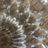 cendrier en verre ciselé