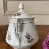 Ceramic flower pot and lid