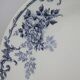 6 Flat plates Terre de Fer Boulenger - co. Choisy Le Roi - Floral motifs