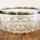 Jezler 800 Cut Crystal and Silver Fruit Bowl