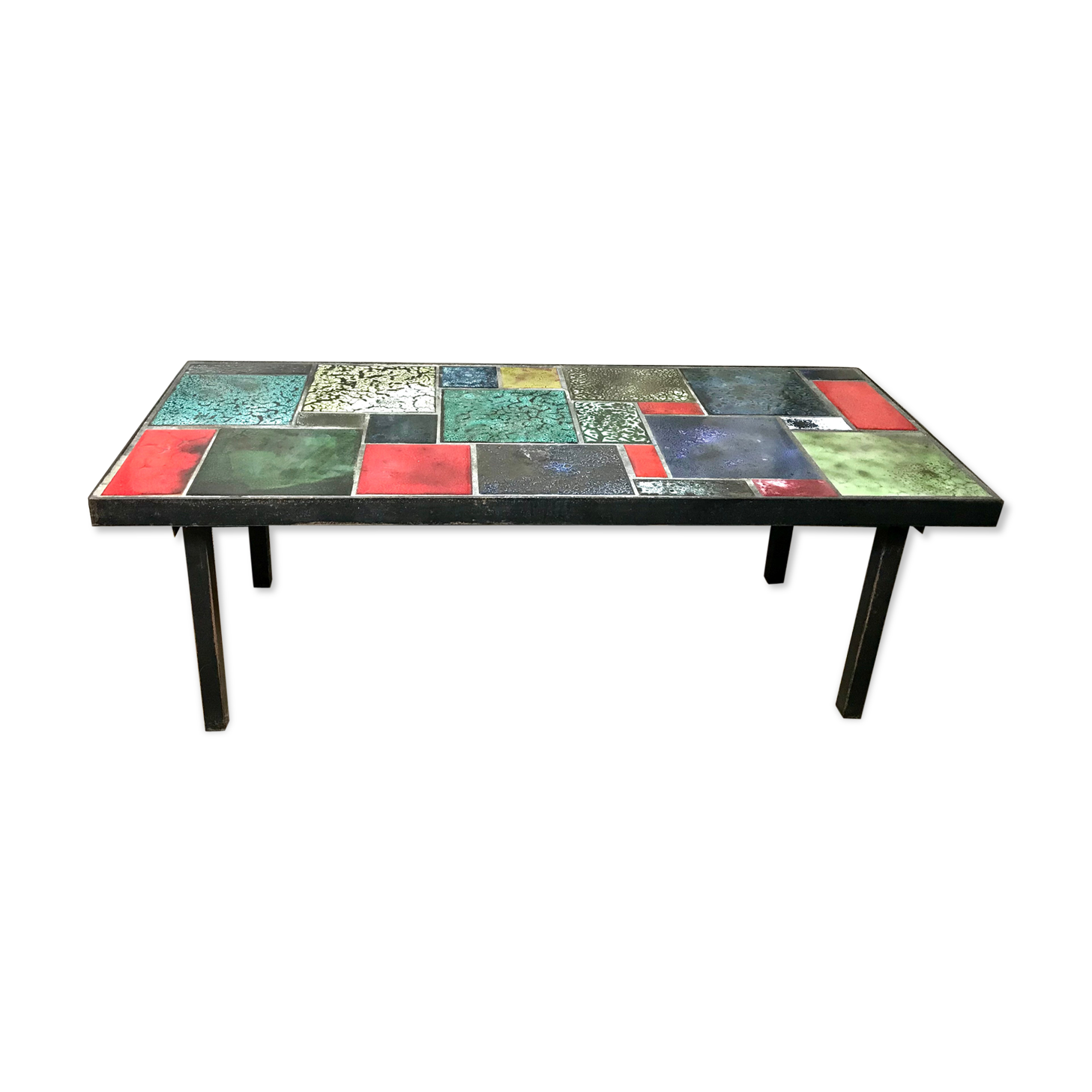 Ceramic coffee table circa 1960