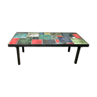 Table basse céramique circa 1960