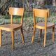 10 chaises bistrot, années 50-60
