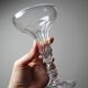 Champagne coupe, antique champenoise attributed to Baccarat, Napoleon III.