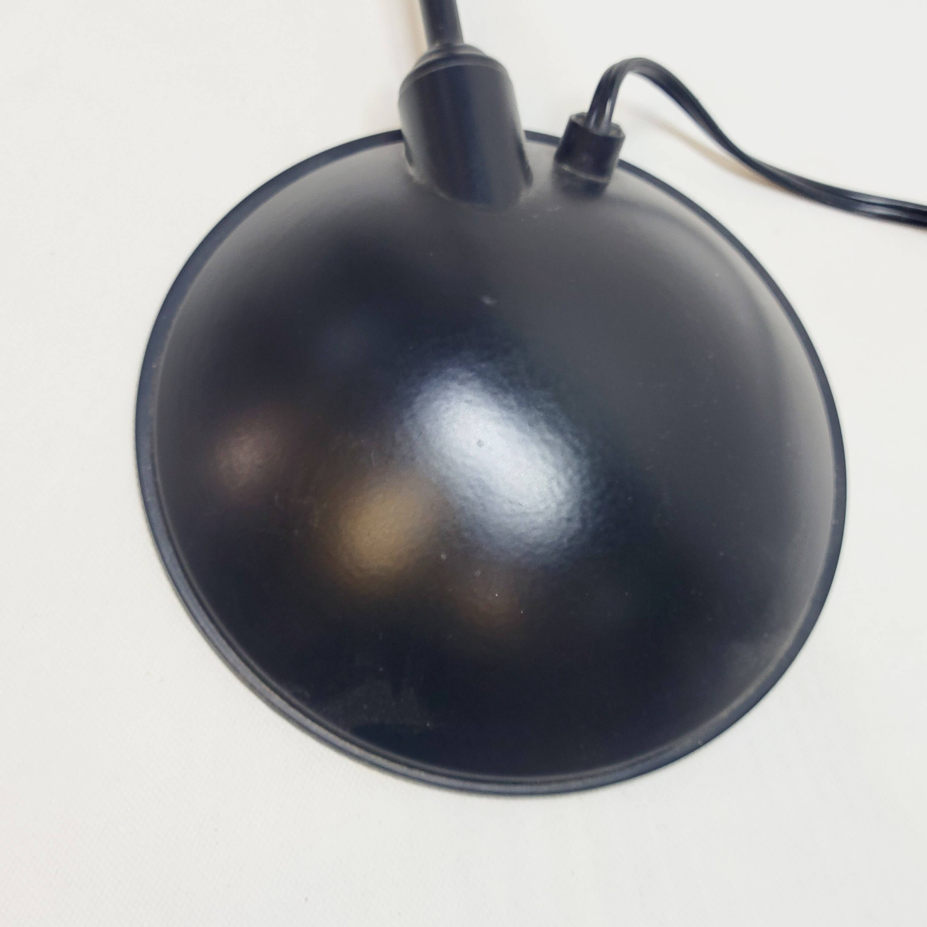 Vintage Mid Century Design Desk Table Lamp Nuova Veneta Lumi Italy Black