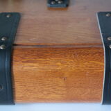 Solid oak box book shape