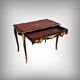 Rosewood, mahogany, and rosewood desk-table, Louis XV style – early 20th century.