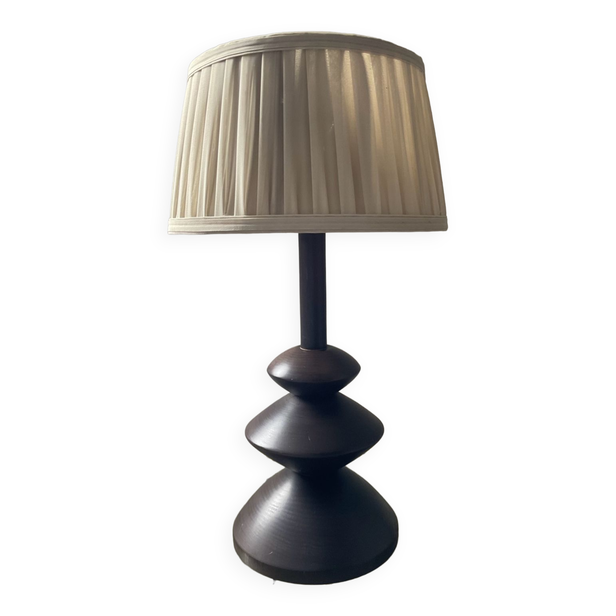 Vintage wooden lamp from the 70s