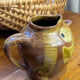 Owl-shaped pitcher in stoneware