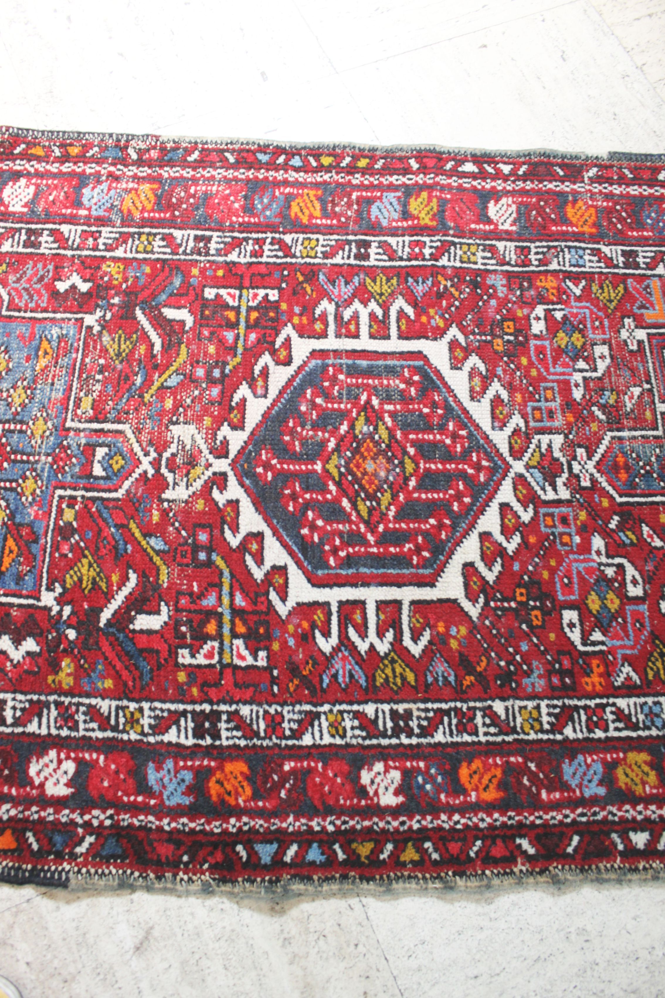 Kazak runner rug, early 20th century.