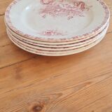 Serving of 6 plates in iron earth