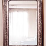 Antique Louis-Philippe mirror "Sidonie" – Art Nouveau decor