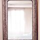 Antique Louis-Philippe mirror "Sidonie" – Art Nouveau decor