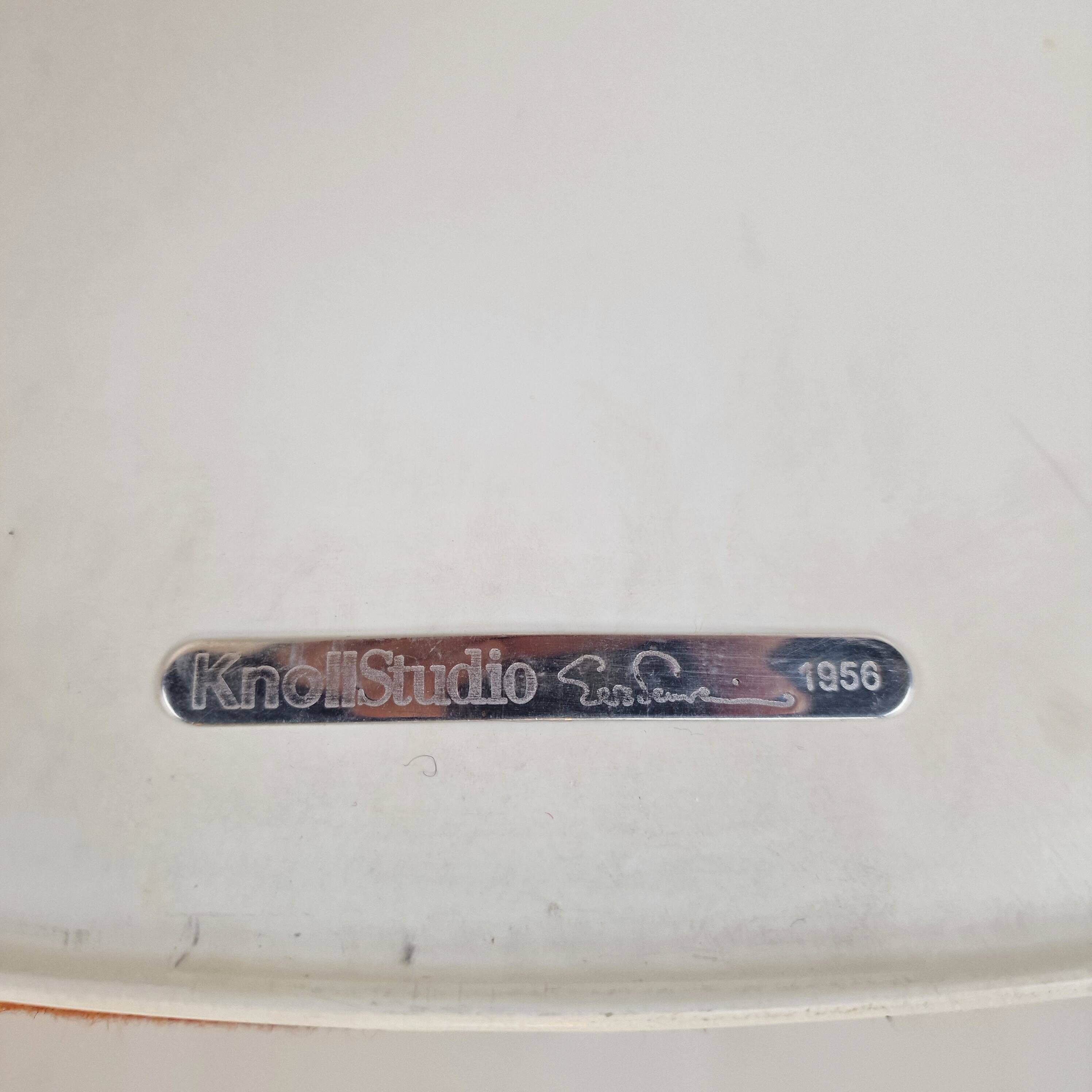 Table de Salle à Manger Knoll en Marbre avec 5 chaises par Eero Saarinen, 1960s