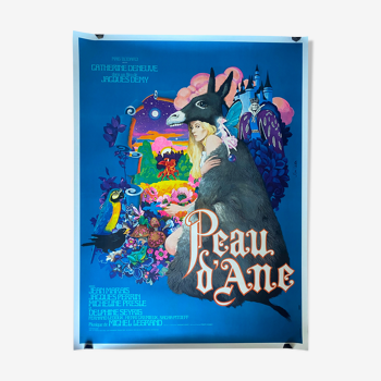 Affiche originale "Peau d'Ane" Catherine Deneuve, Jacques Demy 120x160cm 1970
