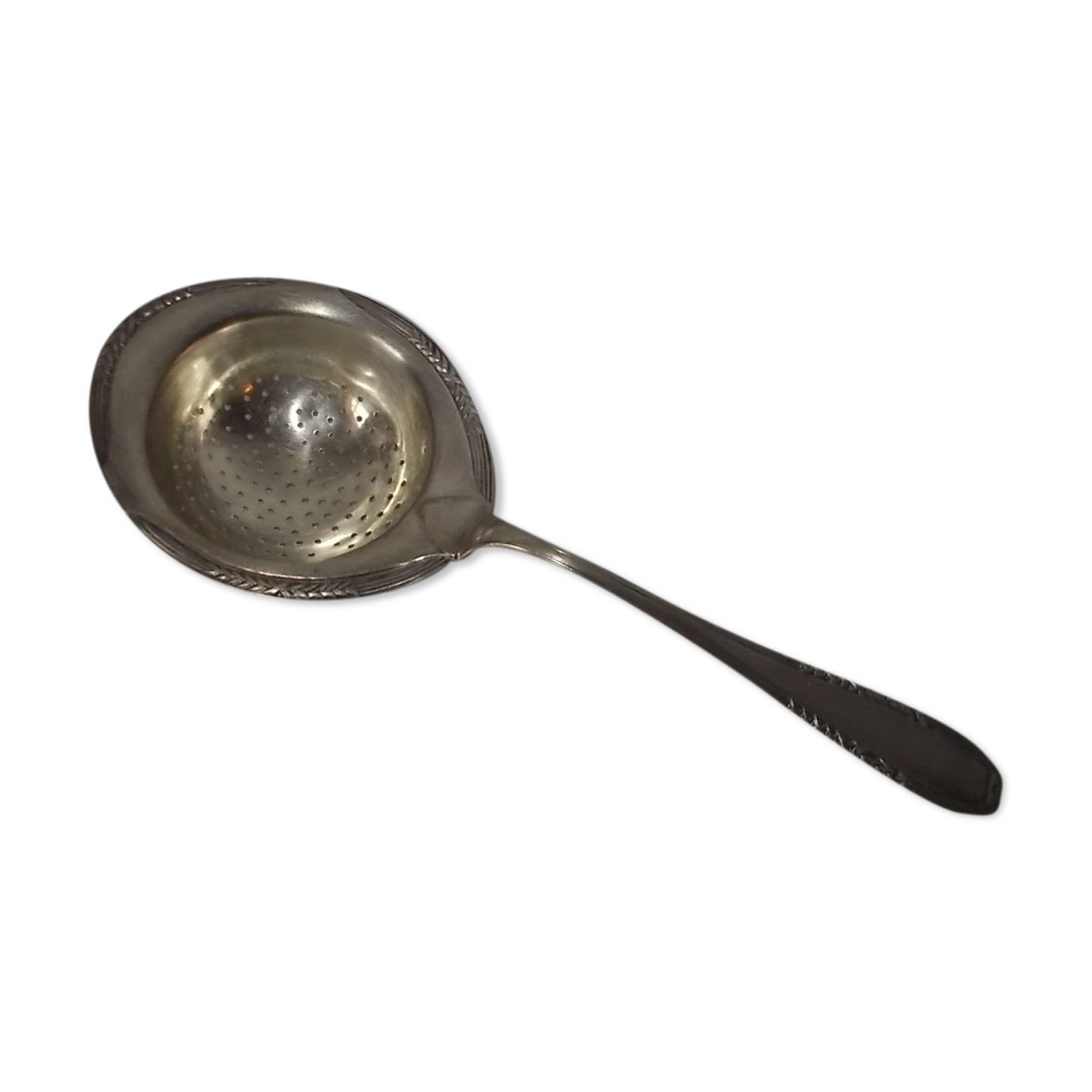 Sugar spoon, silver metal