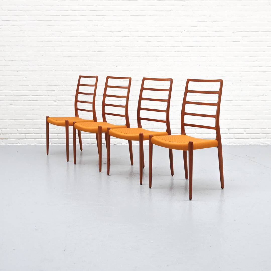 Niels Møller Dining Chairs Model 82