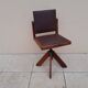 Ancienne chaise de bureau ou architecte tripode vintage