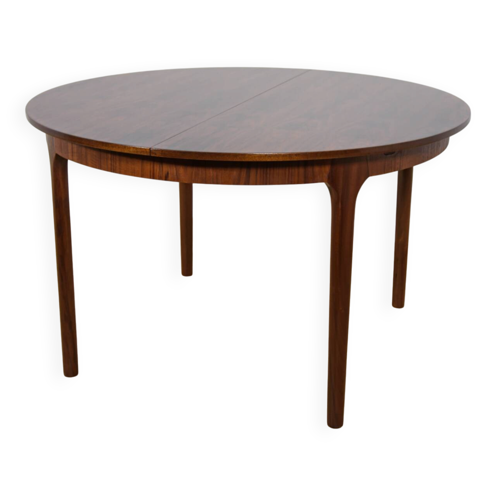 Mid-Century Round Rosewood Extendable Dining Table from McIntosh, United Kingdom, 1960s