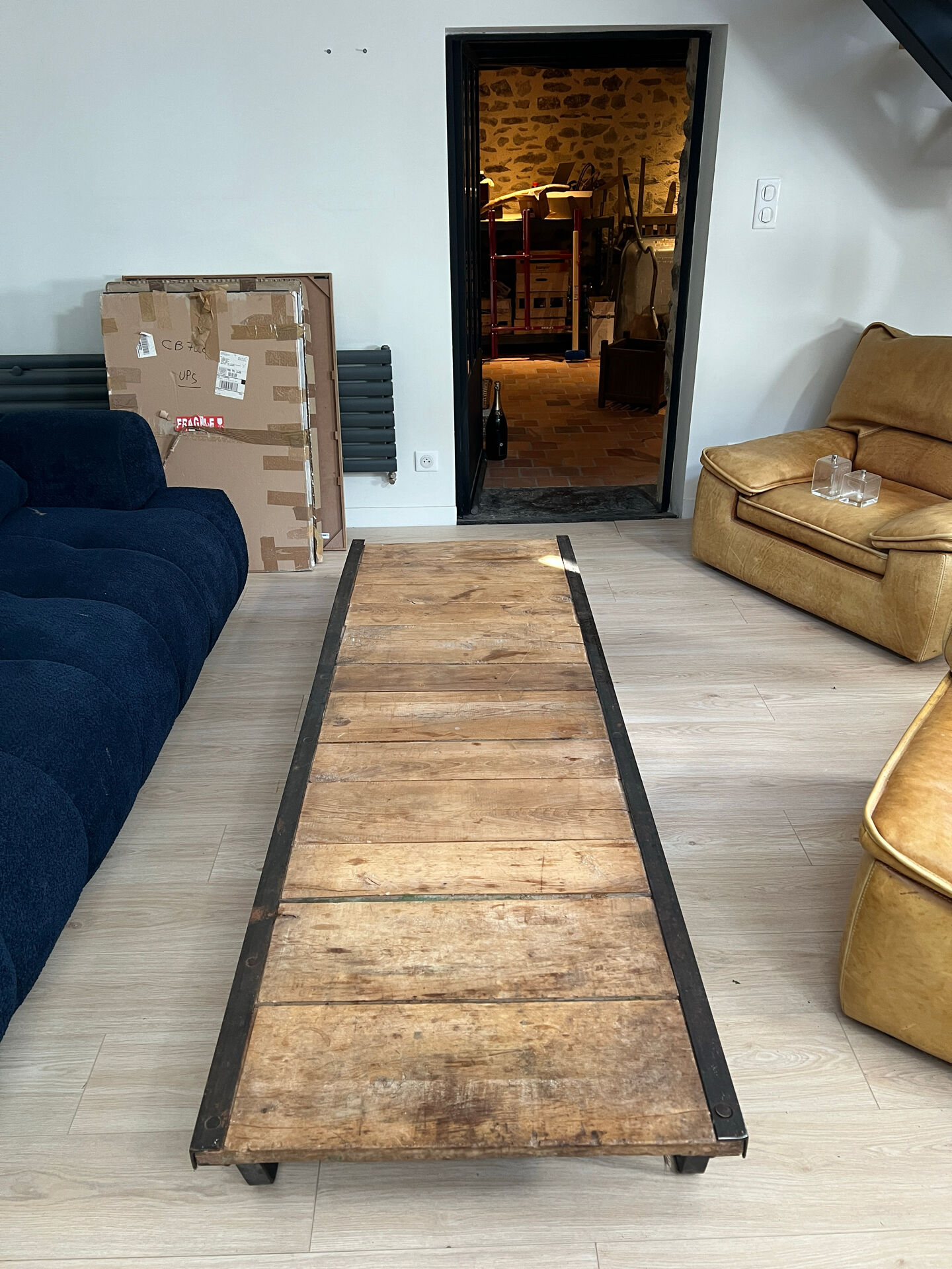 Table basse industrielle