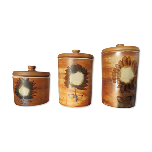 set de 3 pots Poterie