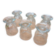 6 bistro water glasses