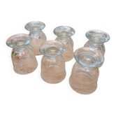 6 verres à eau de bistrot