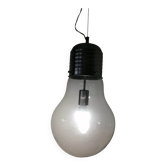 Suspension 80s. Large blown glass bulb