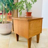 Art Deco oak bedside table from the early 20th century