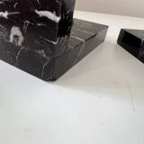 Pair of Art Deco marble bookends