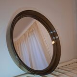 Vintage smoked plexiglass mirror