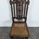 Set of 4 Louis XIII chairs