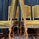 Set of 6 chairs Louis XIV