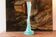 Murano blown glass vase, snake
