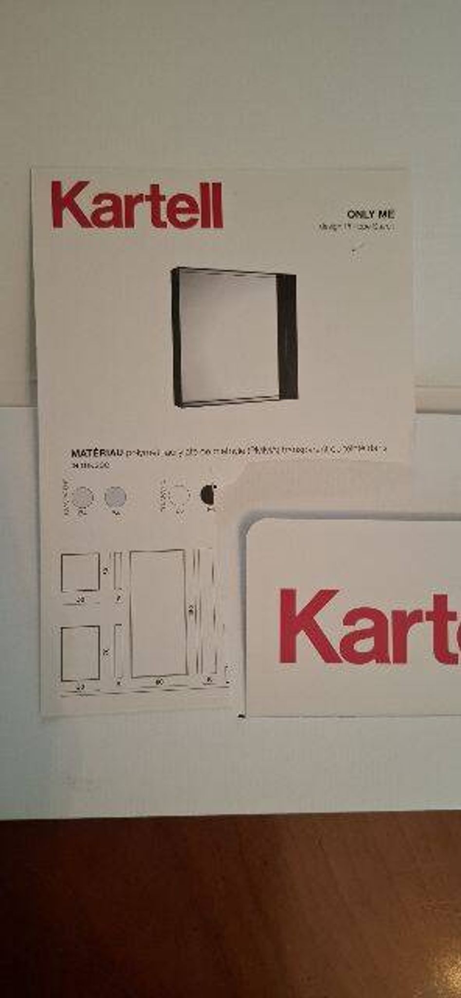 Kartell only me mirror by starck