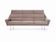 Canapé mandal beige, design scandinave