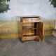 Large Louis Philippe walnut jam cupboard, one-door sideboard
