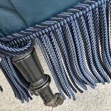 Armchair Napoleon III leather Chesterfield way, late nineteenth