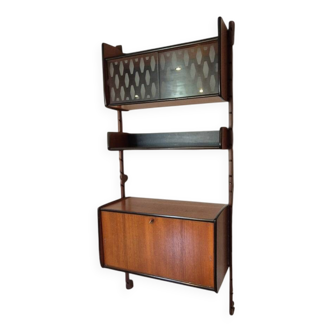 Ergo wall-mounted secretary, Scandinavian vintage 1960s