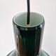 Green glass Mini P&T pendant lamp by Michael Bang for Holmegaard, Denmark 1970's