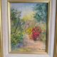 Huile sur toile "Le pot rouge" par D. BAKK
