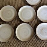 Series of 9 sandstone plates