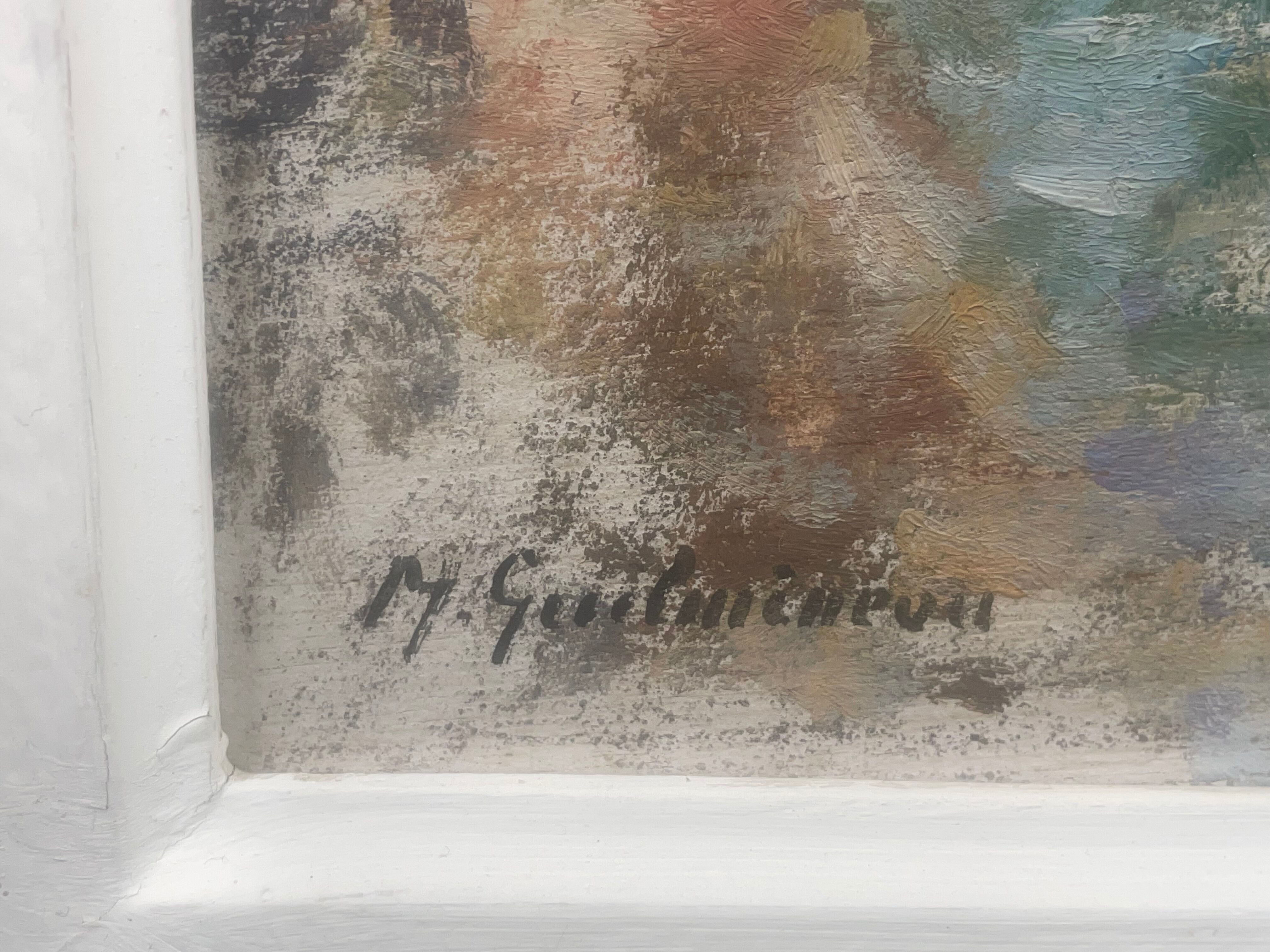 Painting Guilmineau Painter Vendée, Deux Sèvres, Green Venice, Coulon ....