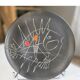 Magnificent vintage Vallauris plate "the cart" Picasso style 1950-
