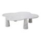 White Carrara Marble Eros Quadrifoglio Coffee Table by Angelo Mangiarotti for Skipper, 1990s